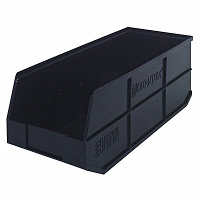 G7051 Shelf Bin Black Polypropylene 7 in