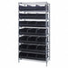 G7076 Bin Shlvng 18inx74inx36in Black