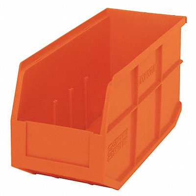 G7045 Shelf Bin Orange Polypropylene 7 in