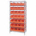 G7069 Bin Shlvng 12inx75inx36in Orange