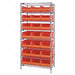 G7070 Bin Shlvng 12inx75inx36in Orange