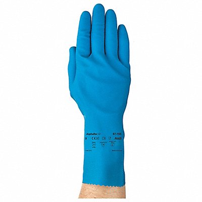 G6024 Chemical Resistant Glove Latex 8 Blue PR