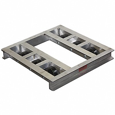 Pallet Dolly Cap 6000 Lb 48x36 Aluminum