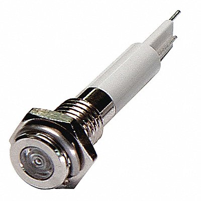 Flat Indicator Light White 12VDC