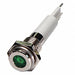 Flat Indicator Light Green 24VDC