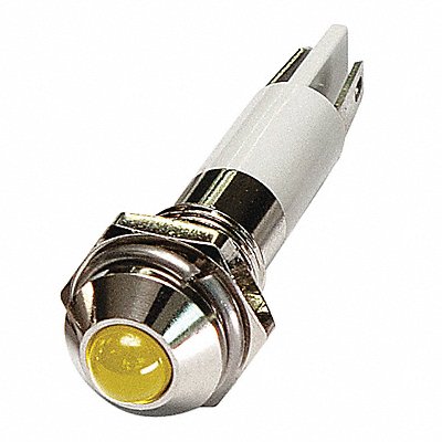 Round Indicator Light Yellow 110VAC