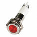 Flat Indicator Light Red 12VDC