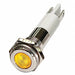 Flat Indicator Light Yellow 12VDC