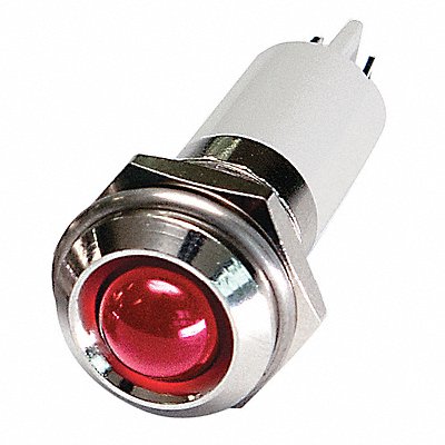 Round Indicator Light Red 12VDC
