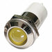 Round Indicator Light Yellow 3VDC