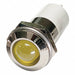 Round Indicator Light Yellow 12VDC