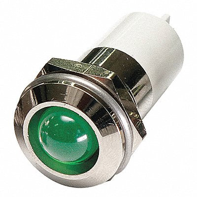 Round Indicator Light Green 12VDC