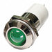 Round Indicator Light Green 12VDC