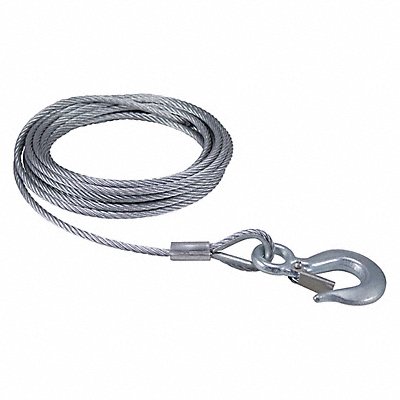 Cable and Hook 1/4 In x 25 Ft.