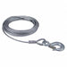 Cable and Hook 1/4 In x 25 Ft.