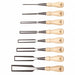 Socket Chisel Set 1/8 to 1-1/4 In 8 Pc