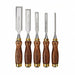 Bailey Chisel Set 1/4 to 1-1/4 In 5 Pc