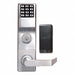 Electronic Lock Satin Chrome 12 Button