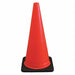 TRAFFIC CONE RED/ORANGE W/BLACK BASE 2