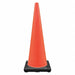 CONE 36IN RED/ORANGE W/BLACK BASE