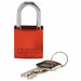 K7466 Lockout Padlock KD Orange 1-7/16 H