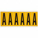 Letter Label A 1-1/2 in W x 3-1/2 in H