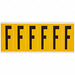Letter Label F 1-1/2 in W x 3-1/2 in H