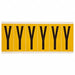 Letter Label Y 1-1/2 in W x 3-1/2 in H