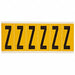 Letter Label Z 1-1/2 in W x 3-1/2 in H