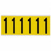 Number Label 1 1-1/2 in W x 3-1/2 in H