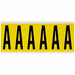 Letter Label A 1-1/2 in W x 3-1/2 in H