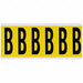 Letter Label B 1-1/2 in W x 3-1/2 in H