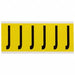 Letter Label J 1-1/2 in W x 3-1/2 in H