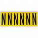 Letter Label N 1-1/2 in W x 3-1/2 in H