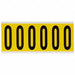 Letter Label O 1-1/2 in W x 3-1/2 in H
