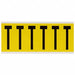 Letter Label T 1-1/2 in W x 3-1/2 in H