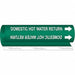 Pipe Mrkr Domestic Hot Watr Return 5in H