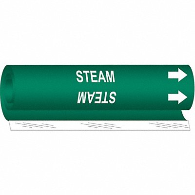 Pipe Marker Steam 26 in H 12 in W