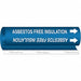 Pipe Marker Asbestos Free Insultn 26in H