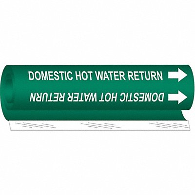 Pipe Marker Domestic Hot Water Return