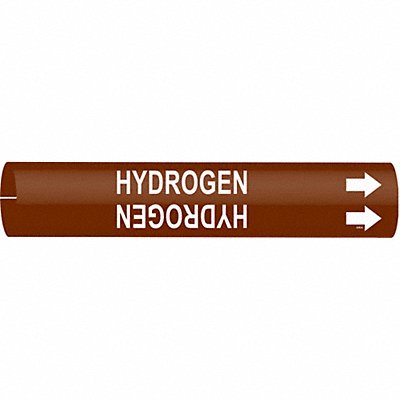 Pipe Marker Hydrogen 2 in H 2 in W