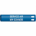Pipe Markr Service Air 13/16in H 4/5in W
