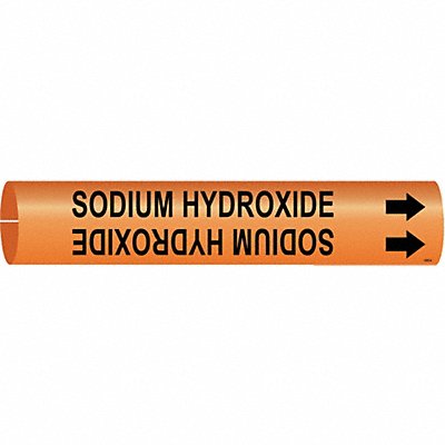 Pipe Mrkr Sdium Hydroxde 7/8in H 7/8in W