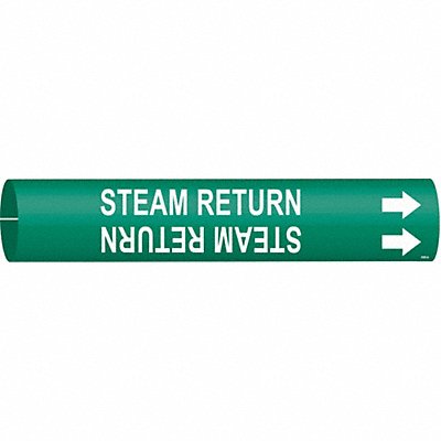 Pipe Marker Steam Return 7/8in H 7/8in W