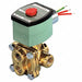 Solenoid Valve with ManualOperator Brass