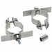 Sign Mounting Brackets Kit Silver