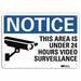 Notice Sign 7 in x 10 in Aluminum