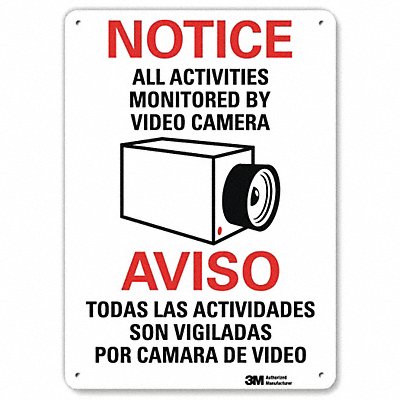 Notice Sign 10 in x 7 in Aluminum