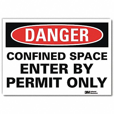 Danger Sign 10inx14in Reflctv Sheeting
