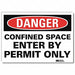 Danger Sign 10inx14in Reflctv Sheeting